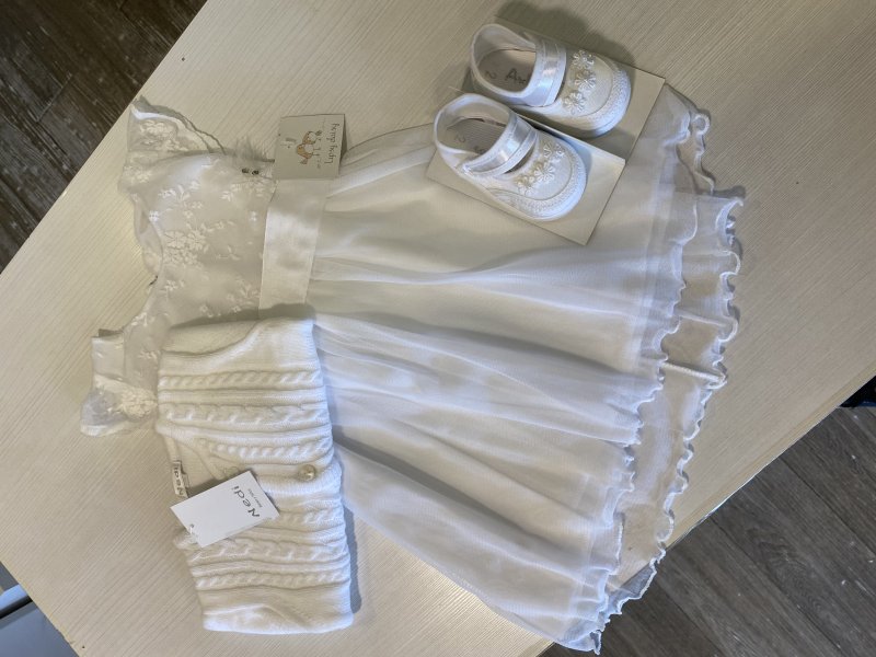 Set de bautismo, 3 piezas, ropa infantil en Ardillas Córdoba