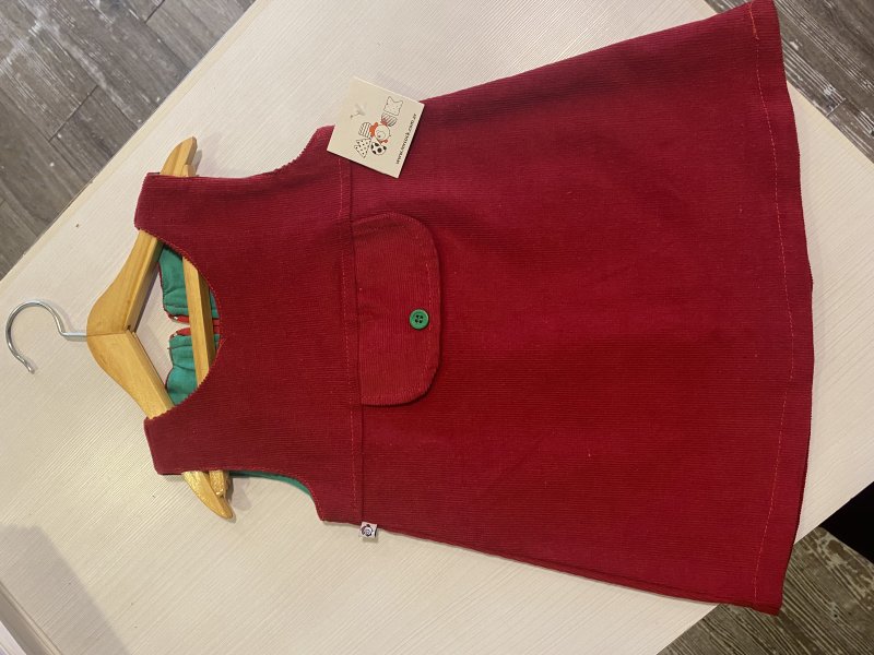 jumper de cordeoy rojo, ropa infantil en Ardillas Córdoba