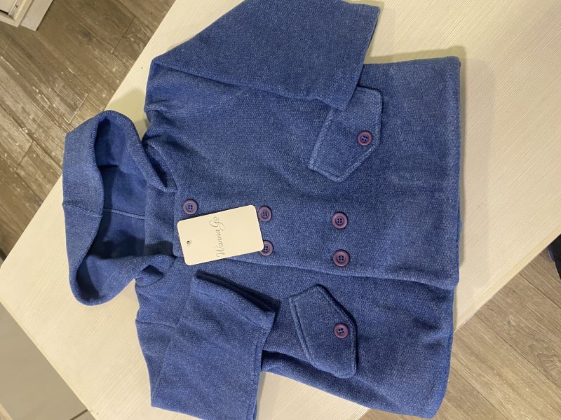 tapadito de polar azul, ropa infantil en Ardillas Córdoba