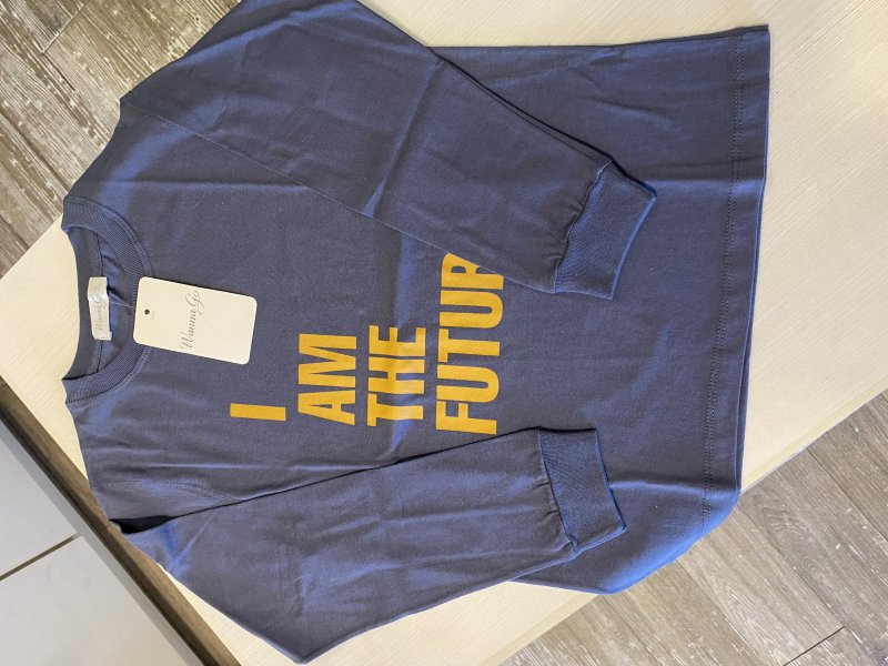 Remera azul petroleo M/L, ropa infantil en Ardillas Córdoba