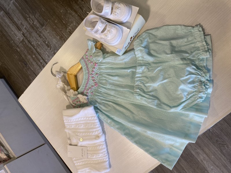set de bautismo y/o fiesta 3 piezas, ropa infantil en Ardillas Córdoba